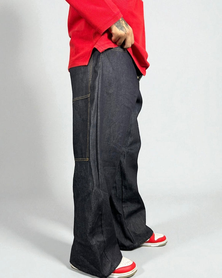 Evisu Reworked Maxi baggie Denim “Blue Wing ”