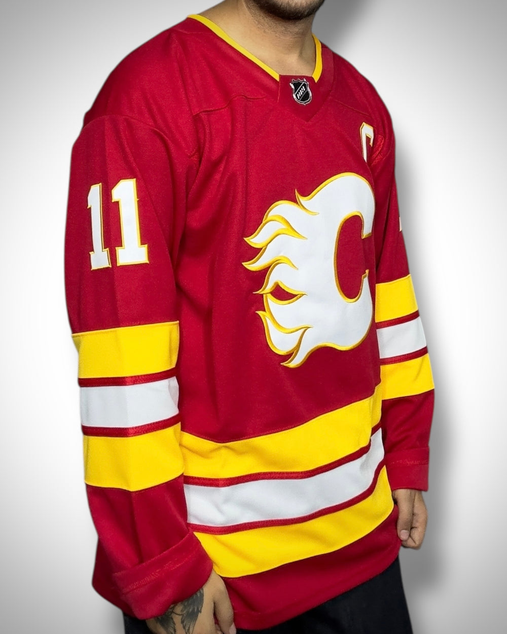 Maglia NHL Calgary Flames Backlund #11 Home Primegreen Adidas