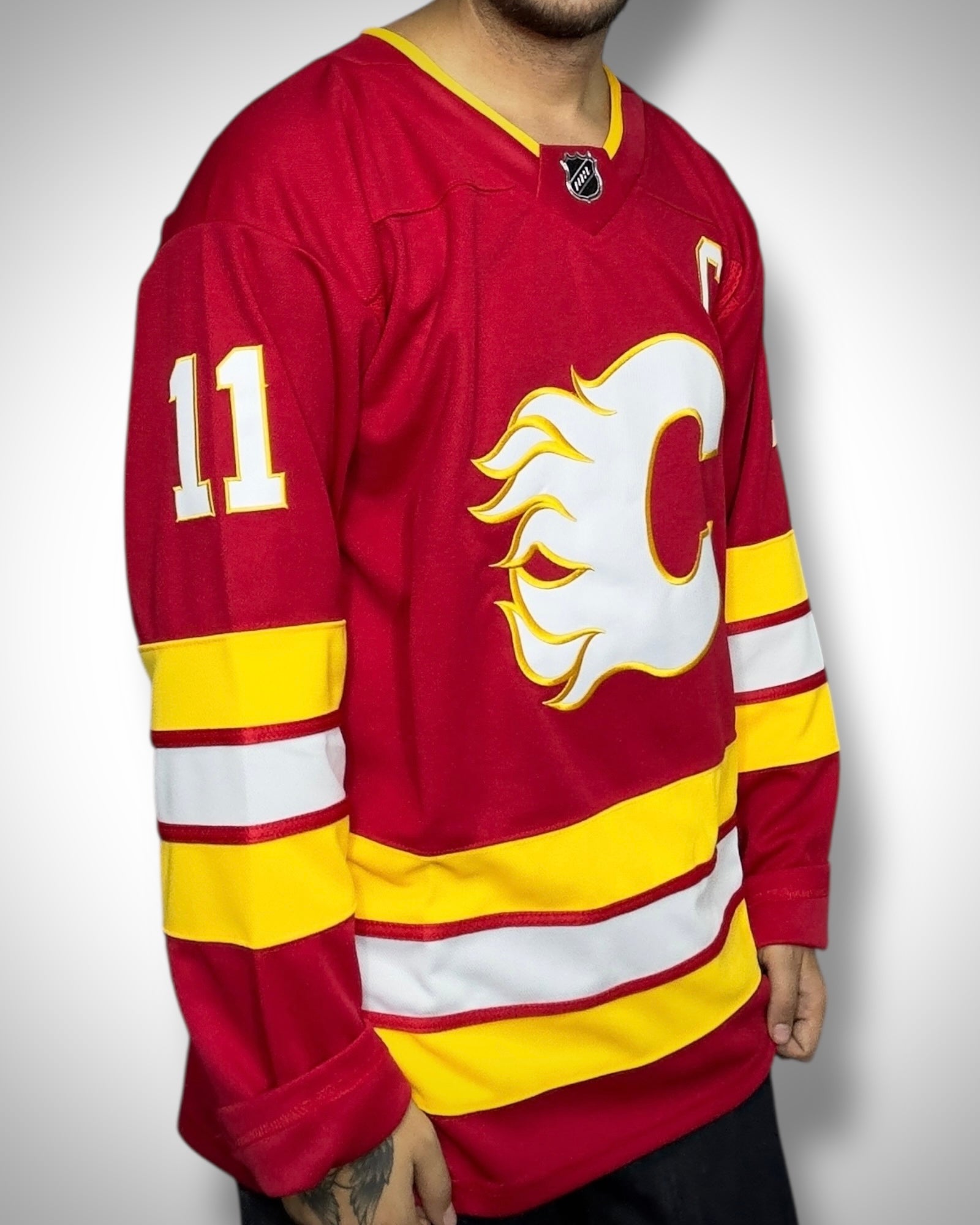 Maglia NHL Calgary Flames Backlund #11 Home Primegreen Adidas