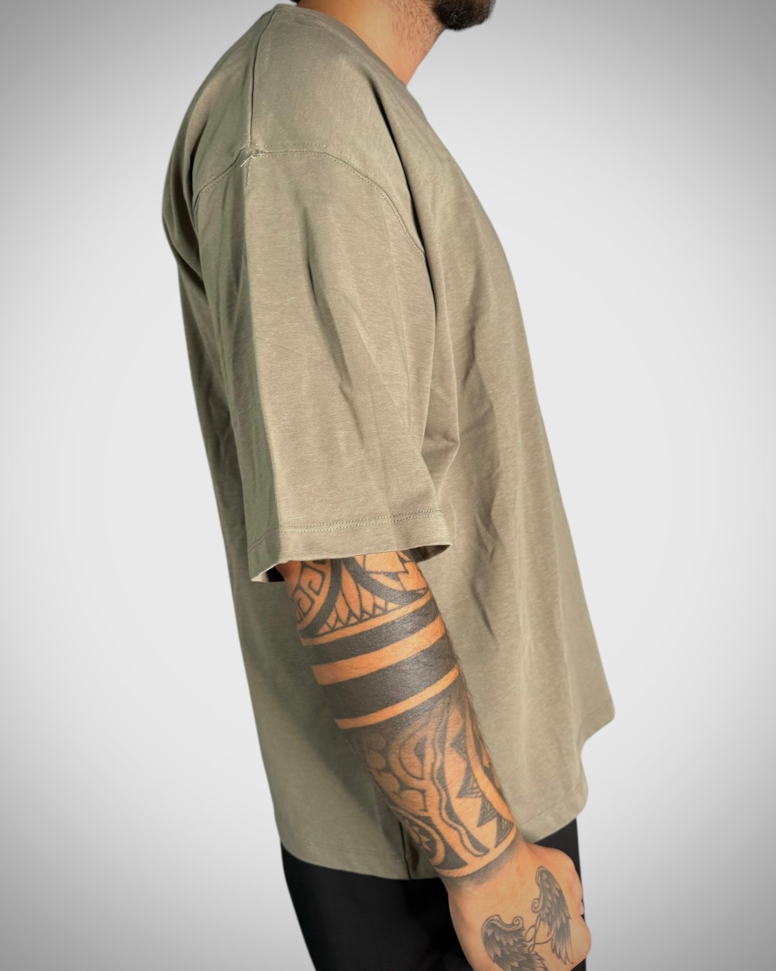 T-Shirt Anma Verde– Cotone Pesante Premium