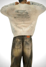 Distressed Knit Sweater