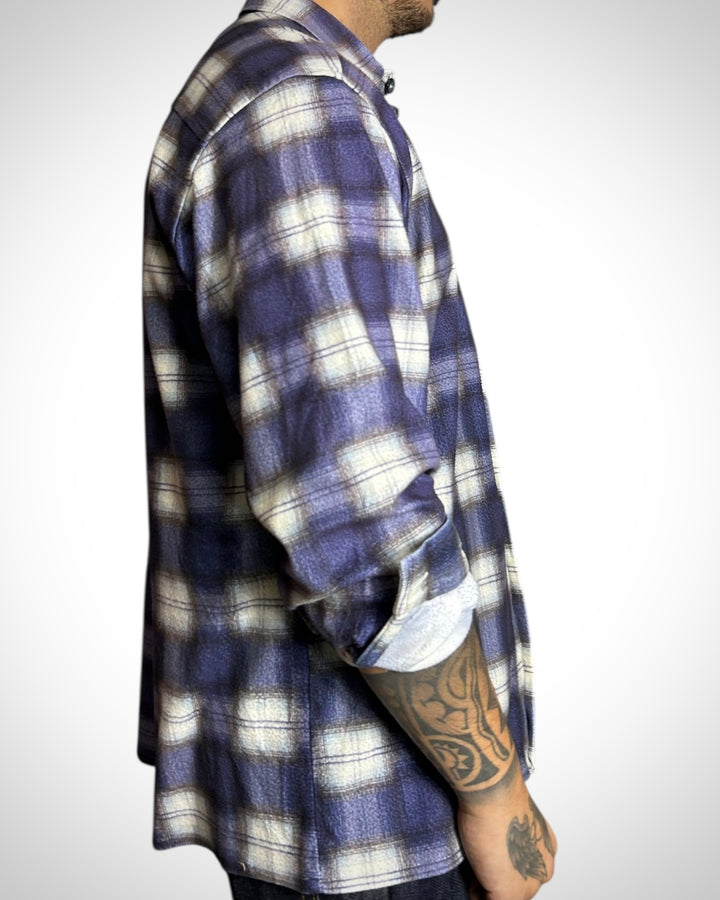 Vintage Colmar Check Shirt Blue Tone