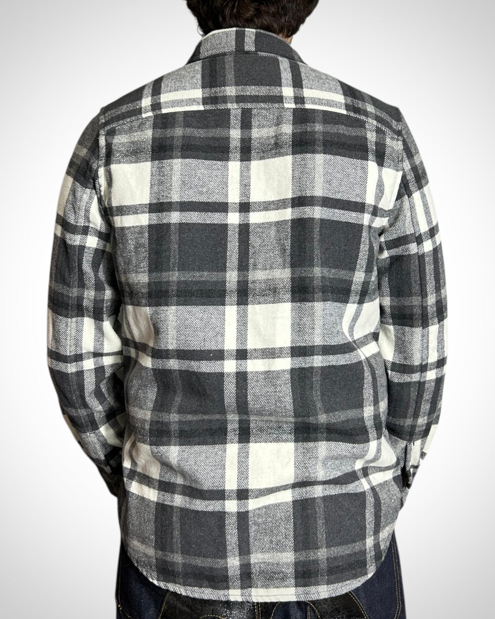 Vintage Check Shirt Black White