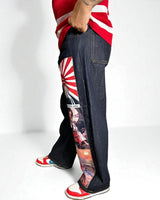 Reworked Evisu “Geisha Rising Sun”
