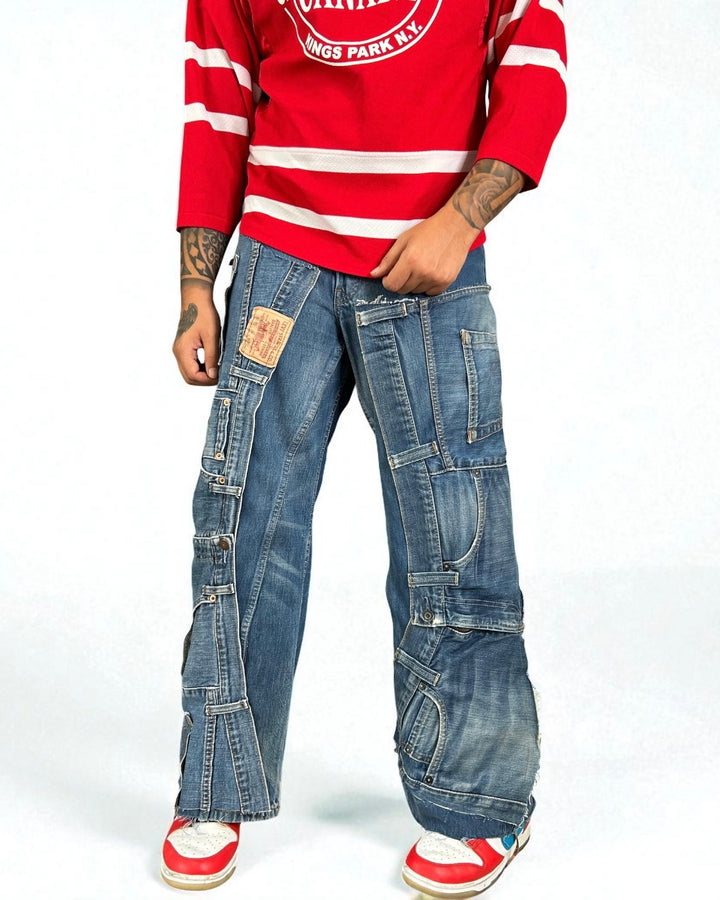 Reworked Levis Fireblue