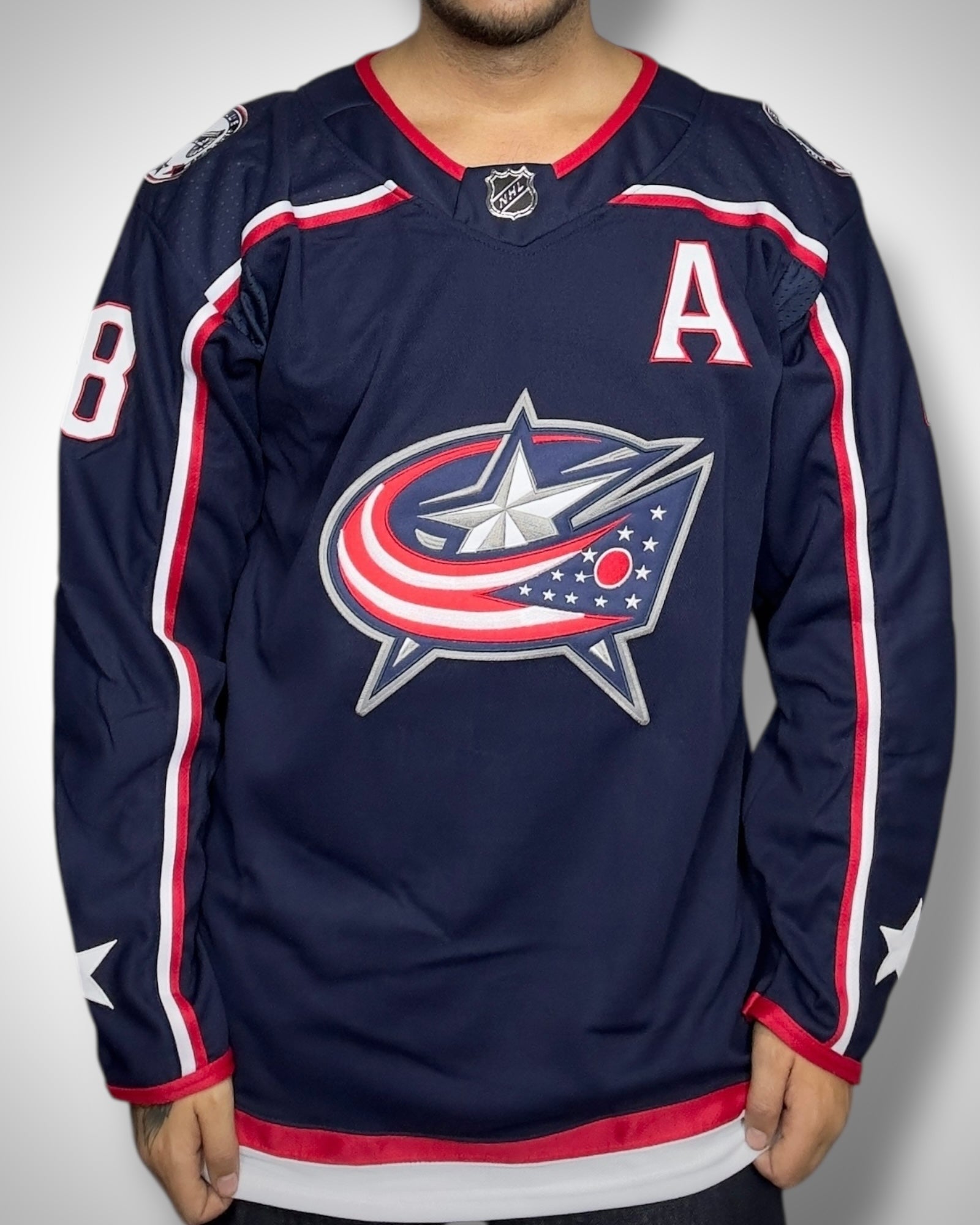 Maglia NHL Columbus Blue Jackets Werenski #8 Home Jersey
