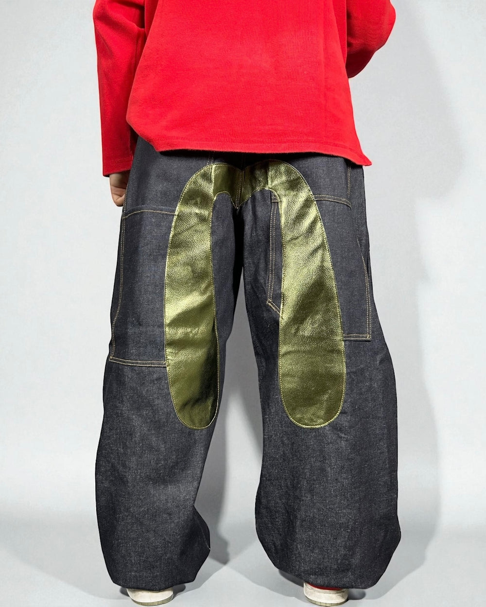 Evisu Reworked Maxi baggie “Green Wing"