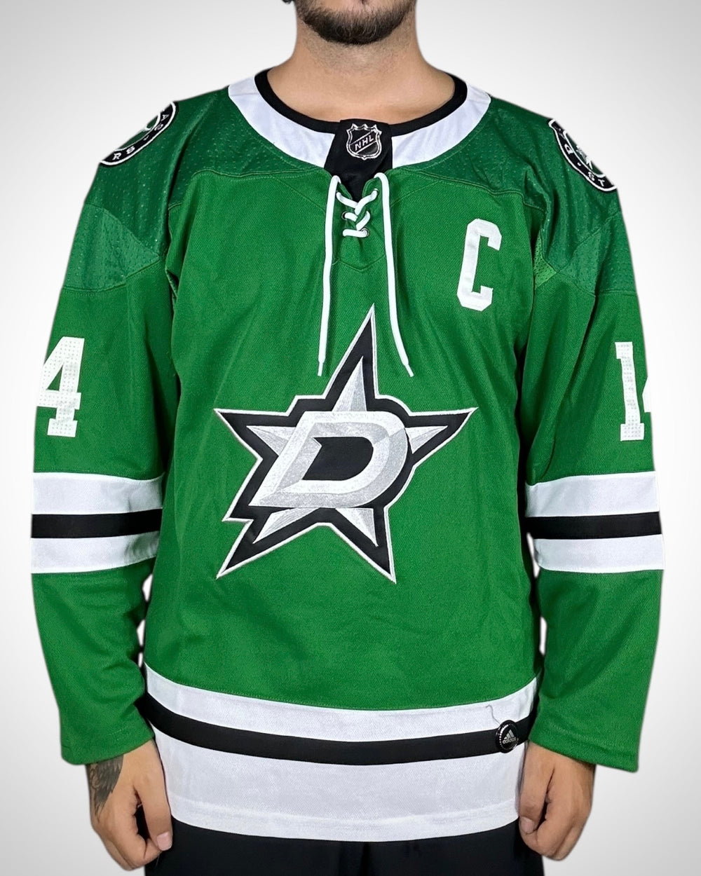 Maglia NHL Adidas Dallas Stars Jamie Benn #14 Verde