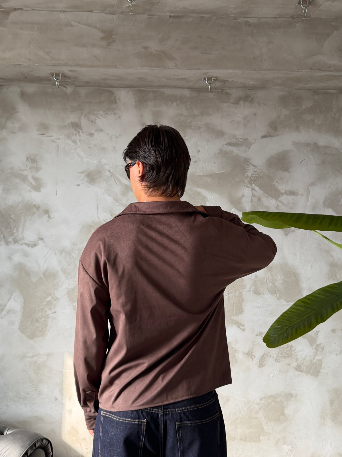 Camicia Suede Brown