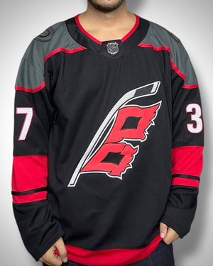 Maglia NHL Carolina Hurricanes Svechnikov #37 Black Alternate