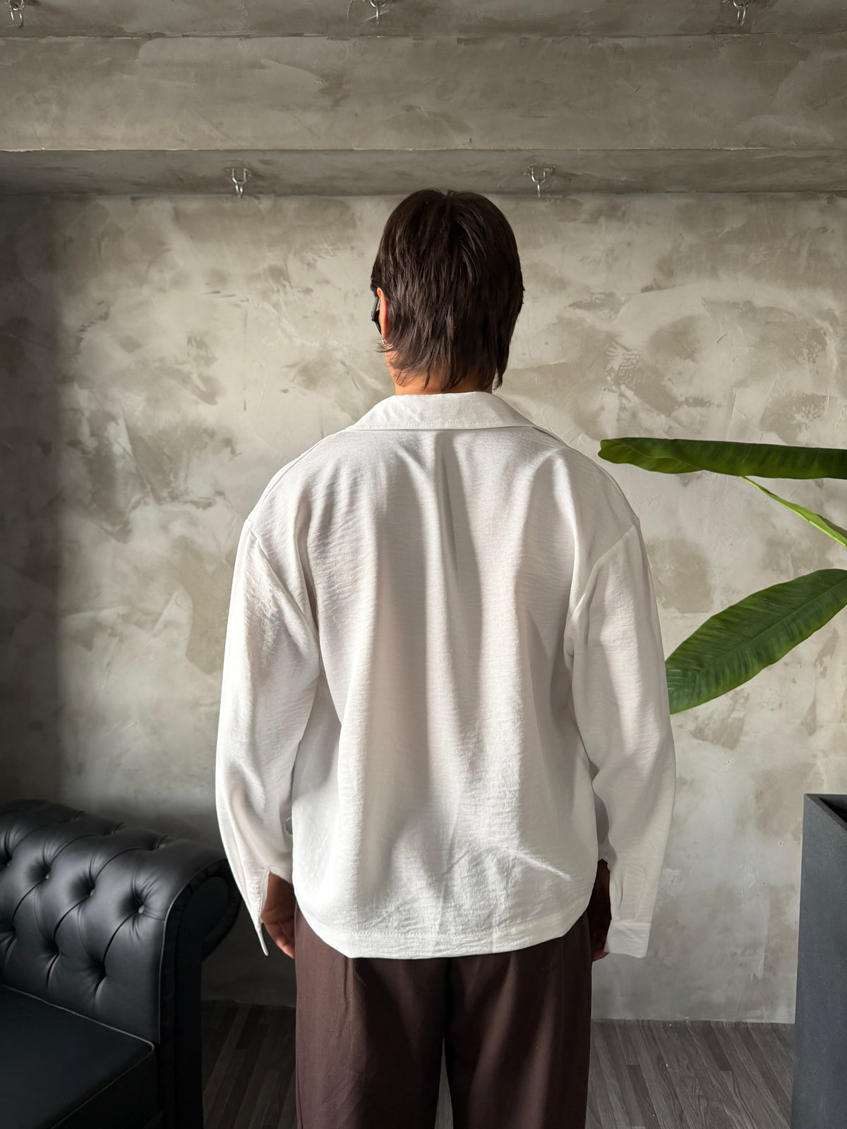 Camicia Clay Crop White