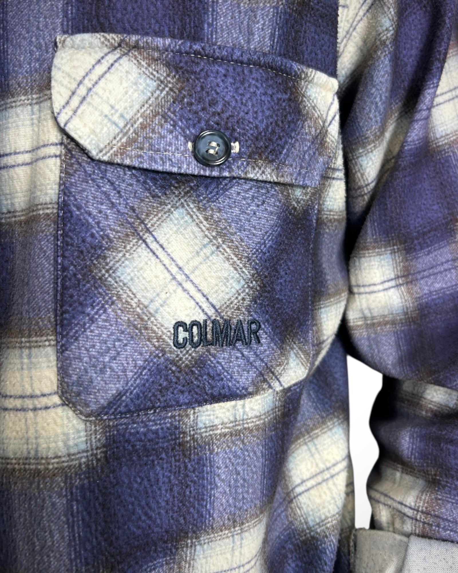 Vintage Colmar Check Shirt Blue Tone