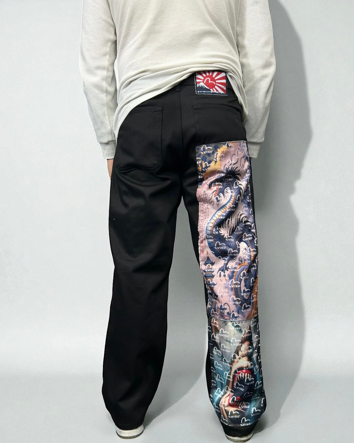 Evisu Reworked – Limited Art Patch “Dragon Waves Deep Shark”